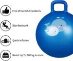 Storio Sit And Bounce Rubber Hop Ball Jumping&Bouncing Ball For Boys Girls Toys|Indoor&Outdoor|Best Gift Balls For Kids -Big(Size 56Cm / 22 Inch,Multicolour) - Image 4