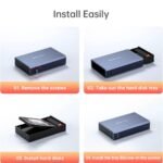 ACASIS Dual Bay 2.5 Inch USB-C to SATA HDD SSD RAID Enclosure, USB 3.0, Support RAID 0/1/JBOD/SPAN, Max 5Gbps Under UASP, 2*6TB 12TB Capacity - Image 9