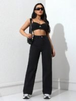 London Hills Women's Relaxed Fit High Rise Jeans || Woman Jean's || Women Baggy Jeans || Jean's for Womens || Loose Jean for Women's || Oversized Woman baggys - Image 4