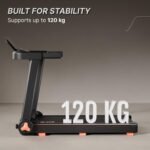 Fitkit by Cult PowerRunPlus Treadmill BLDC 5HP Peak & 120kg Weight Capacity | 14 km/h Max Speed | LED Display with Tablet Holder | 12 Preset Program | Home Gym Equipment - Image 3