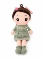 SCOOBA Girl Doll with Cute Green Frock 40cm Medium Height Stuffed Toy - Image 5