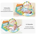 Prime Deals Kick and Play Musical Keyboard Piano Baby Gym and Fitness Rack with Hanging Rattles, Lights & Mat - Gift for Boys & Girls - Image 4