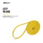 Boldfit Heavy Resistance Band for Workout & Exercise Pull Up, Stretching & Toning Bands for Men & Women Resistance Band Set for Home & Gym Workouts (Yellow, 3–7 Kg) - Image 7