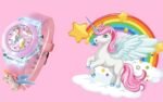 3 Pieces Kids Unicorn Watch Rabbit Watch Unicorn Bracelet Waterproof Toddler Analog Watch Light Watch Unicorn Christmas Valentine Day Gift for 3-10 Year Girls - Image 6