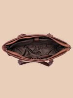 Stylish Tote Bags for Office Use | Laptop Bag 15.6 inch | Purse for Women | Vegan Leather Handbag | Daily & Travel Use | - Image 3