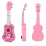 Toy Imagine 4 String Ukulele Guitar for Kids, 17 Inch Unicorn Theme - Image 2