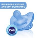 Chicco PhysioForma Soother for Babies (16-36 Months) | Baby Pacifier with Unique Shape to Support Baby's Breathing | Soft Silicon Material | BPA Free (Deep Blue) - Image 5