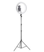 Osaka® 14Inch Professional LED Ring Light 15W Dimmable Extra Bright Lighting with 2 Color Modes for Photo Shoot Video Shoot Live Stream Makeup Compatible with iPhone & Android Phones. - Image 4
