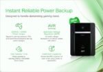 APC Easy UPS BVX2200LI-IN 2200VA Gaming UPS Power Backup | Gaming PC, PlayStation, Xbox & Consoles | Long Battery Backup | Voltage Protection for High Performance Setups | 2 Year Warranty - Image 2