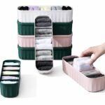 Drawer Organizer Set of 4 – Plastic Innerwear & Undergarment Storage Boxes for Socks, Bras, Ties & Small Clothes – Closet & Wardrobe Drawer Divider Organizer - Image 3