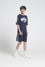 T2F Boys Cotton Printed DropShoulder Fit T-Shirt and Shorts Clothing Set (Pack of 3) - Image 3