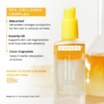 Hyphen 18% Brightening + 20% Collagen Face Serum | Double Shot Serum with 11% Mandarin 5% Niacinamide 2% PGA & Bakuchiol | Skincare | Brightening, Hydrating & Collagen Boost for Dry Skin - 50ml - Image 5