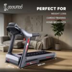 Cockatoo SmartRun 4.0 4HP Peak DC Motorized Treadmill for Home, With 3 Level Manual Incline, Max Speed 14 Km/Hr, Max User Weight 120Kg ,(DIY, Do It Yourself Installation) - Image 3