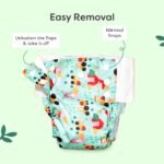 SuperBottoms UNO Pull-up Pant Style Diaper | Cloth Diaper for Babies | Reusable, No Tapes, Easy to Wear, Designed for Active Little Ones | 3M – 3Y | Pack of 1 - Image 4