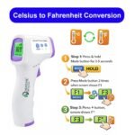 Rechargeable BP Monitor & Infrared Thermometer Combo | Digital Blood Pressure Machine | Non Contact Forehead Thermometer | Home Health Care Kit (RECOMB-01) - Image 8