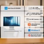Lenovo IdeaCentre AIO Intel Core i5-13420H 24" FHD (24GB RAM/512GB SSD/Win11/Microsoft 365 Basic + Office Home 2024/3Wx2 Harman/Wireless EOS Keyboard & Mouse,Grey) All-in-One Desktop - Image 2