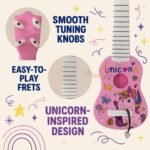 Toy Imagine 4 String Ukulele Guitar for Kids, 17 Inch Unicorn Theme - Image 5