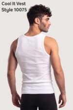 Van Heusen Mens Cool It Regular Fit Vest Pack of 2|100% Combed Cotton|Keeps You 3degrees Cooler|N9 Cool It Technology|Doesnt Lose Shape, Moisture Activated Heat Reduction|Super Soft|Scoop Neck - Image 3