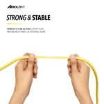 Boldfit Heavy Resistance Band for Workout & Exercise Pull Up, Stretching & Toning Bands for Men & Women Resistance Band Set for Home & Gym Workouts (Yellow, 3–7 Kg) - Image 6