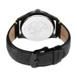 Titan P3H + Day & Date @ 6H Classique Green Round Dial Black Colour Leather Strap Mens Watch - 1805NL04 - Image 5