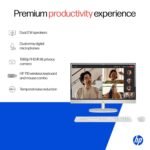 HP All-in-One, Intel Core Ultra 7 155U (16GB DDR5,1TB SSD) IPS, 300 nits, Touch, Anti-Glare, FHD, 27inch(68.6cm), Win11, M365*, Shell White, 6.72kg, FHD IR tilt Camera w/Privacy shuttter, 27-cr1418in - Image 4