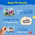 Kids Puzzleup Learn Professions,10-In-1 Entry Level Puzzle,45 Big Size Jigsaw Pieces,Montessori Educational Toy To Improve Memory & Unlock New Words,Gift For Boys & Girls Age 3,4 & 5 Yrs - Image 5