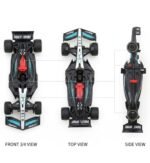 1:36 Scale Diecast Metal Formula Racing Car Toy with Pull Back Action – Mini F1 Style Sports Car for Kids, Collectible Model Vehicle, Random Color (Pack of 1) - Image 4
