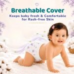 Honey Bunny Premium Baby Diaper Pants - M (7-12 kg) - 54 Diapers | With Shea Butter Infused Care, 360° Super Soft Comfort, Ultra Thin Fit & Breathable Extra Absorb Core - Image 7