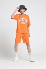 T2F Boys Cotton Printed DropShoulder Fit T-Shirt and Shorts Clothing Set (Pack of 3) - Image 8