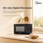 Midea 20L Solo Digital Microwave Oven | 5 Power Levels + Defrost | 10-Year Magnetron Warranty | Easy-Clean Powder-Coated Cavity | Energy Efficient | Oven for Reheating & Cooking | Child Lock - Image 6