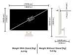 LG Smart Monitor 80cm (32 in) w/webOS Platform for Smart TV Experience, FHD 1920x1080, IPS, HDR10, Bluetooth, Screen Mirroring, Built-in Channels, ThinQ, 5Wx2 Speakers, HDMIx2, USB, 32SR50F, White - Image 4