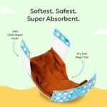 SuperBottoms UNO Pull-up Pant Style Diaper | Cloth Diaper for Babies | Reusable, No Tapes, Easy to Wear, Designed for Active Little Ones | 3M – 3Y | Pack of 1 - Image 5