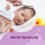 LuvLap Elegant Baby Comb & Brush Set, Soft Bristles for Gentle Hair Grooming, Complete Hair Grooming Kit for Infants, Newborns & Toddlers, Suitable from Birth (0M+), Perfect Baby Shower Gift - Image 4