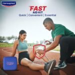 Hansaplast Fast Aid Kit for Wounds & Bruises | First Aid Kit | 9 Items - 35 Pieces | Emergency Medical Kit for Home, Office, Travel, Car, Sports, Outdoor, Multi-Use Pack for Cuts, Wounds & Injuries | Lightweight & Compact - Image 6