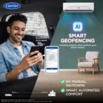 Carrier 1.5 Ton 3 Star Wi-Fi Smart Flexicool Inverter Split AC (Copper, Convertible 6-in-1 with Wi-Fi with Geo-Fencing, Smart Energy Display, 2026 Model, ESTER EDGE Gxi WiFi-CAI18EE3R36W1, White) - Image 4