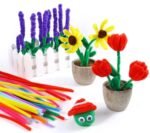 VRB Dec 100 Pcs Pipe Cleaner for Craft Flower - Chenille Stems for DIY Crafts Decorations Creative School Projects,DIY Art Projects and Creative Activities. (100 Pcs Multicolor Pipe Cleaner) - Image 4
