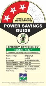 Lloyd 1.5 Ton 3 Star Inverter Split AC, 2026 New Star Rated (6 in 1 Convertible, Cools Up To 54°C, Turbo Cool, Installation Check, Clean Filter Indication, 100% Copper, White (GLS18I3AGGSC) - Image 9