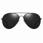 Dervin Polarized Sunglasses | Full Rim Pilot Shape | 100% UV Protected Sunglasses For Men & Women - Image 2