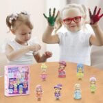 SUPER TOY Activities DIY Mould and Paint Craft kit, Paint Your Own Doll Painting Kit Plaster Figurine Set with Pigments Palette & Mold Art & Craft Set - Educational Toy for 3-12+ Year Old Boys and Girls - Image 7