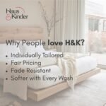 haus & kinder Bedsheet for Double Bed | 186 TC Pure Cotton Queen Size Bed Sheet with 2 Pillow Covers (100 x 90 Inches) | Soft Breathable Fabric - Lilac Dream - Image 9