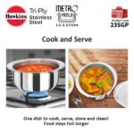 Hawkins 3-Piece Triply Stainless Steel Gift Set | Induction Safe | Stackable Design | Elliptical Rim for Better Grip & Handling | Silver (23SGP)|Induction and Gas Stove Compatible - Image 4