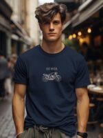BULLMER Trendy Printed Cotton Blend Crew Neck/Round Neck Half Sleeve Tshirt for Men - Pack of 3 - Image 4