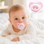 Babyholic Baby Pacifier for Infants, Soft Soothing Nipple with Easy-Grip Handle, Lightweight Comfort Soother for Newborn Baby Boys & Girls - Image 3
