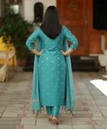 GoSriKi Viscose Printed Kurta for Women | Kurti Set Woman | Kurta with Pant & Dupatta | Straight Ethnic Suit | Indian Outfit Ladies Dress Stylish Traditional Clothing Party Office Fashion Look Style - Image 2