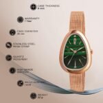 Carlington Iconic Analog Watch for Ladies | Stainless Steel Wrist Watch for Girls| Quartz Movement | Water Resistant | Casual & Formal Wear - CT 2047 - Image 5