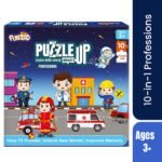 Kids Puzzleup Learn Professions,10-In-1 Entry Level Puzzle,45 Big Size Jigsaw Pieces,Montessori Educational Toy To Improve Memory & Unlock New Words,Gift For Boys & Girls Age 3,4 & 5 Yrs - Image 2