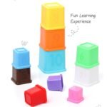 FIRSTCRY INTELLISKILLS Premium 10 Pcs Stackable Blocks&Sequencing Cubes Toy for Kids, Activity&Learning Toy for Baby,Toddlers,Preschoolers,Brain Development&Montessori Toys for 1+ Years, Birthday Gift - Image 5