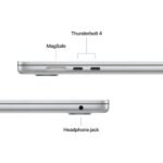 Apple 2026 MacBook Air 15″ Laptop with M5 chip: AI and Apple Intelligence, 38.91 cm (15.3″) Liquid Retina Display, 16GB Unified Memory, 512GB SSD Storage, 12MP Center Stage Camera, Touch ID; Silver - Image 4