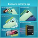Samsung Galaxy F70e 5G (Limelight Green, 128 GB) (6 GB RAM) | 6000 mAh Battery | Dimensity 6300 | Octa Core Processor | 6.74" PLS LCD Display | - Image 2