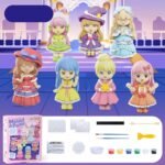 SUPER TOY Activities DIY Mould and Paint Craft kit, Paint Your Own Doll Painting Kit Plaster Figurine Set with Pigments Palette & Mold Art & Craft Set - Educational Toy for 3-12+ Year Old Boys and Girls - Image 5